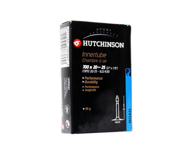 INNER TUBE HUTCHINSON 700X20-25 PRESTA VALVE 60MM