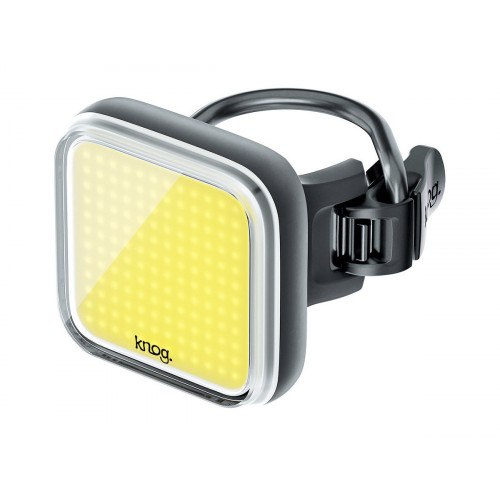 LUZ KNOG BLINDER SQUARE DELANTERA NEGRO