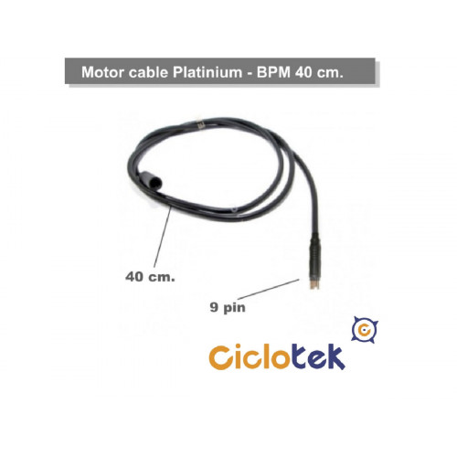 CABLE MOTOR CICLOTEK CONECTOR ESTANCO 40CM