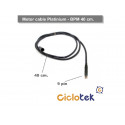 CABLE MOTOR CICLOTEK CONECTOR ESTANCO 40CM