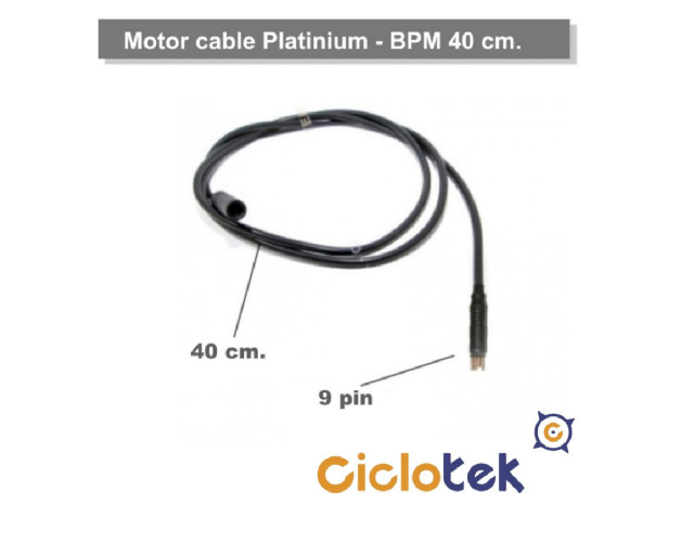 CABLE MOTOR CICLOTEK CONECTOR ESTANCO 40CM