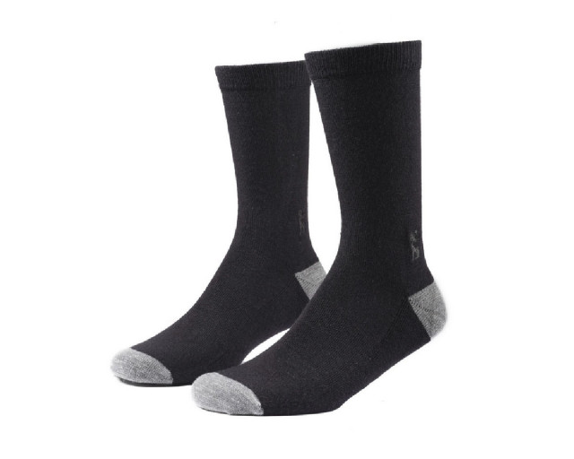 CALCETINES CHROME MERINO CREW NEGRO