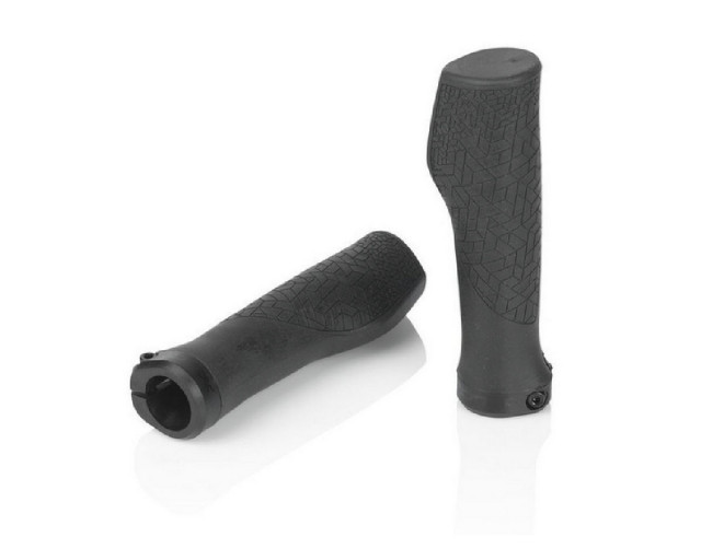 PUÑOS XLC ERGOSPORT 1MM NEGRO CON TORNILLO DE SEGURIDAD