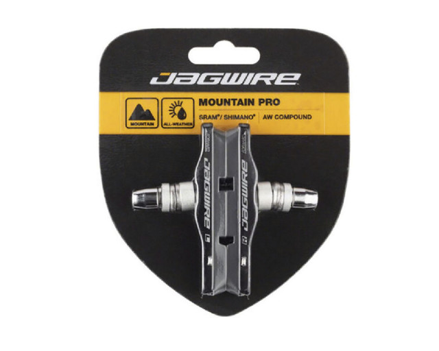 JUEGO DE ZAPATAS MTB JAGWIRE MOUNTAIN PRO NEGRO